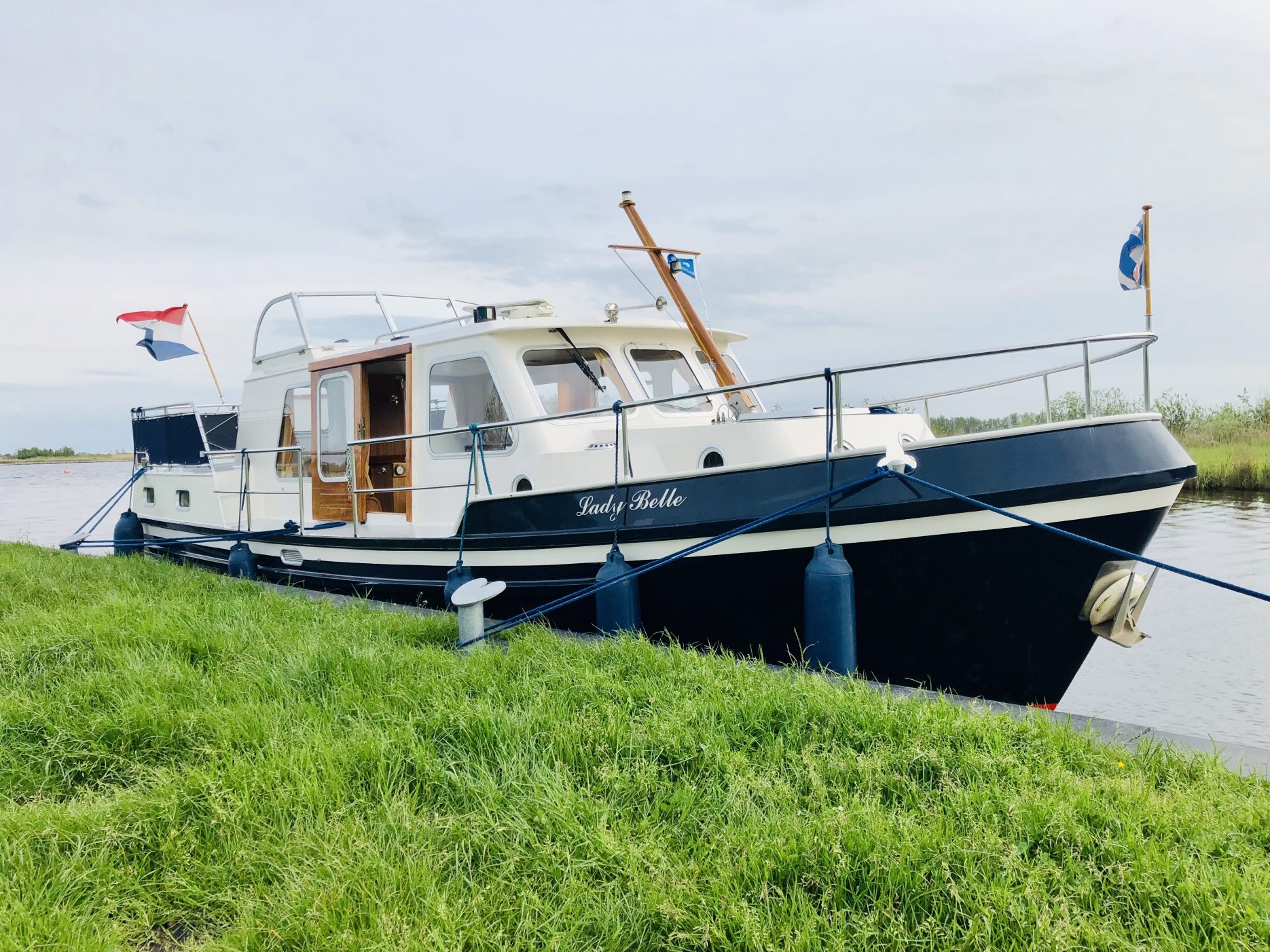 Boot am Festmacher